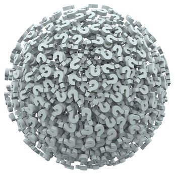 Question Marks Sphere Ball Many Questions Asked